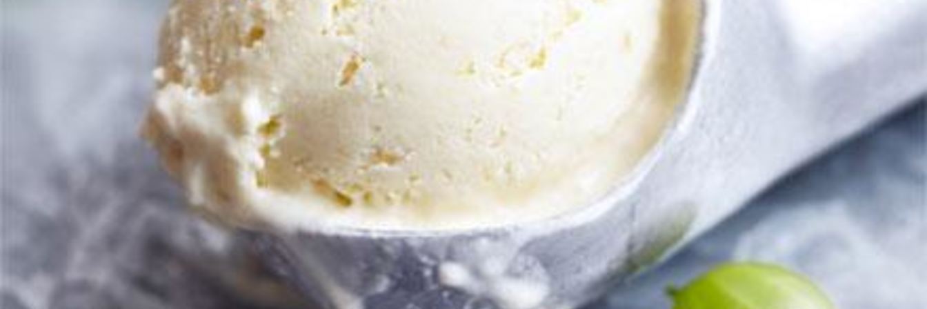 Мороженое с крыжовником