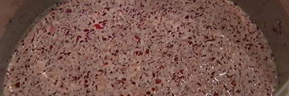 мороженое с лепестками роз