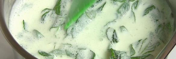 мороженое с мятой и шоколадом