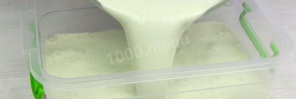 мороженое с мятой и шоколадом