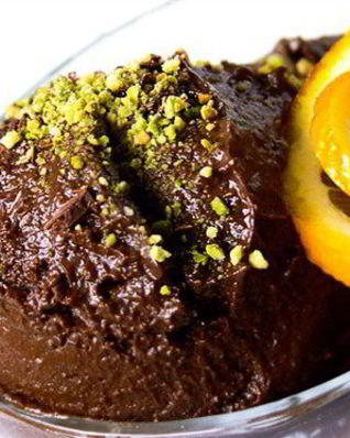 Мороженое шоколадно-апельсиновое