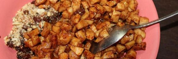 мороженое со вкусом яблочного штруделя