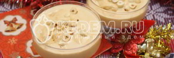 новогодний десерт-мороженое крем-брюле