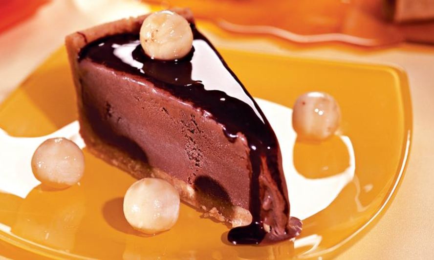 Рецепт шоколадна-бананового торт-мороженое