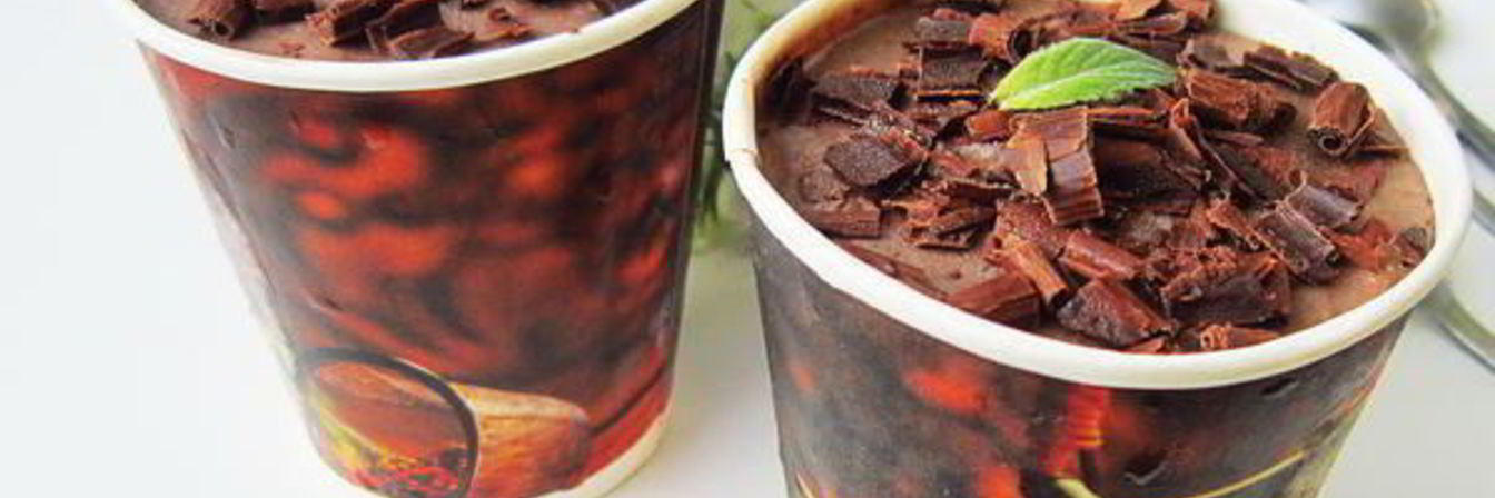 Шоколадно-мятное мороженое