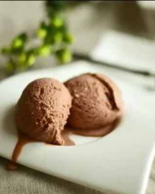 Шоколадное домашнее мороженое