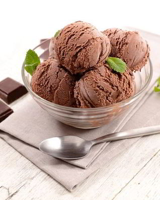 Шоколадное мороженое