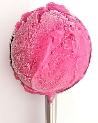 Свекольное мороженое с апельсиновой цедрой