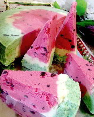 Торт-мороженое Арбуз