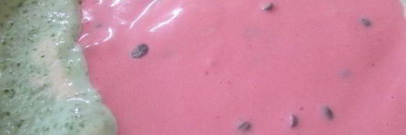 торт-мороженое арбуз