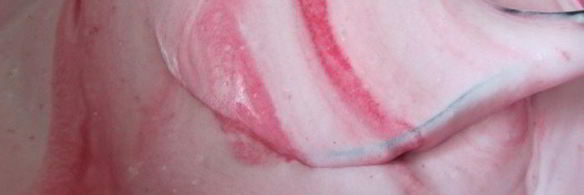 торт-мороженое арбуз