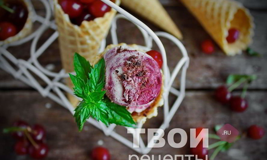 Рецепт вишневого мороженого