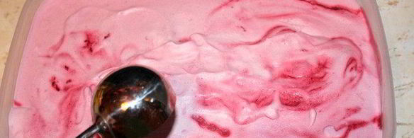 ягодное мороженое вкус лета