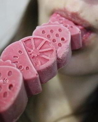 Зефирно-ягодное мороженое