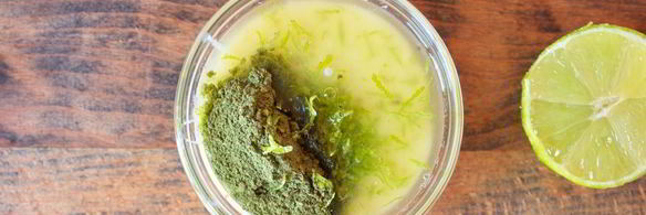 зеленое мороженое