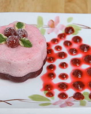 Клюквенный мусс