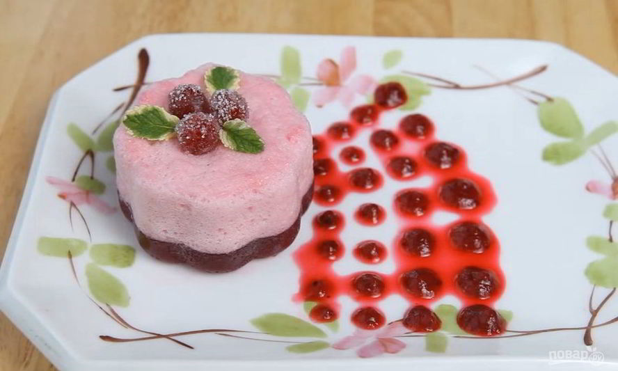Рецепт клюквенного мусса