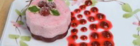 клюквенный мусс