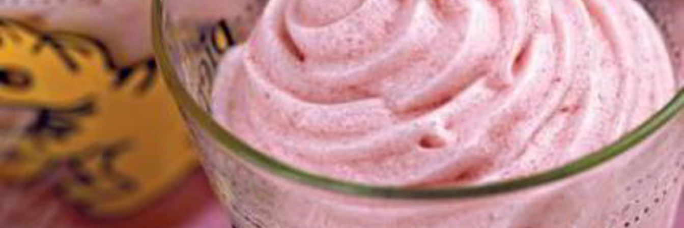 Мусс клюквенный из манной крупы