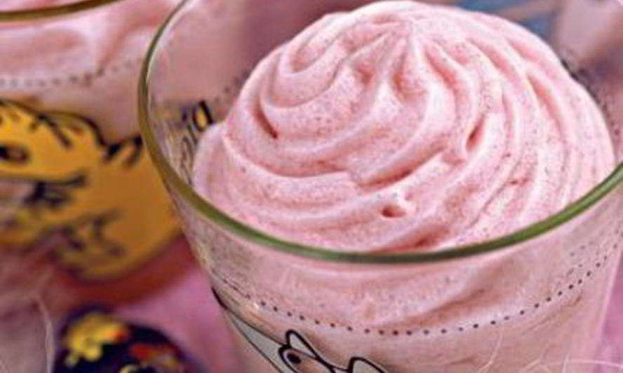 Рецепт мусса клюквенного из манной крупы