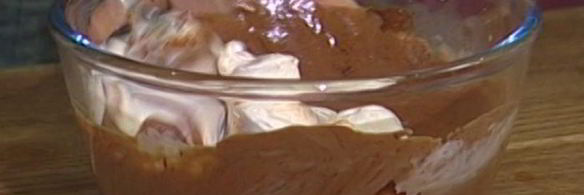 шоколадный мусс с фундуком