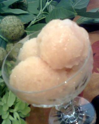 Нектариновый сорбет