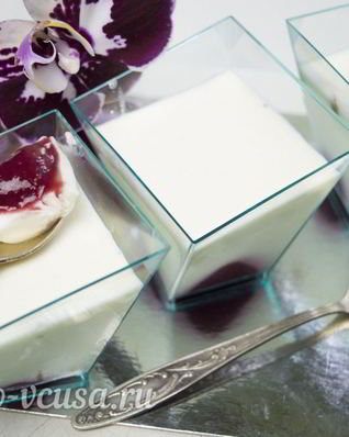 Панна котта на молоке