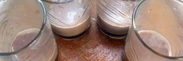 панна котта с маскарпоне, шоколадом и ликером baileys