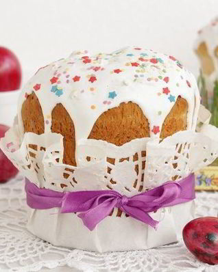 Апельсиновый кулич с цукатами