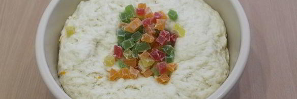 апельсиновый кулич с цукатами