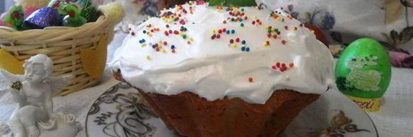 ароматный кулич с мятой