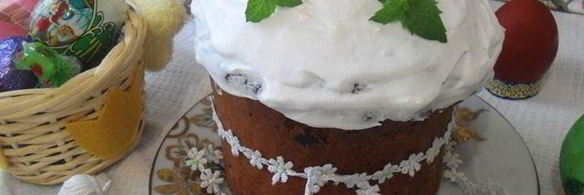 ароматный кулич с мятой