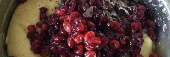 фруктовый кулич пасхальный шоколадный