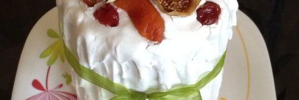 фруктовый кулич пасхальный шоколадный