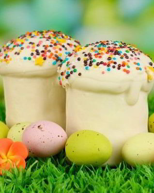 Глазурь для кулича твердая