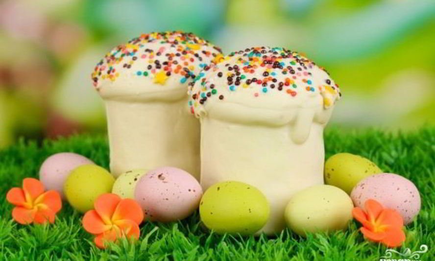 Рецепт глазури для кулича твердая