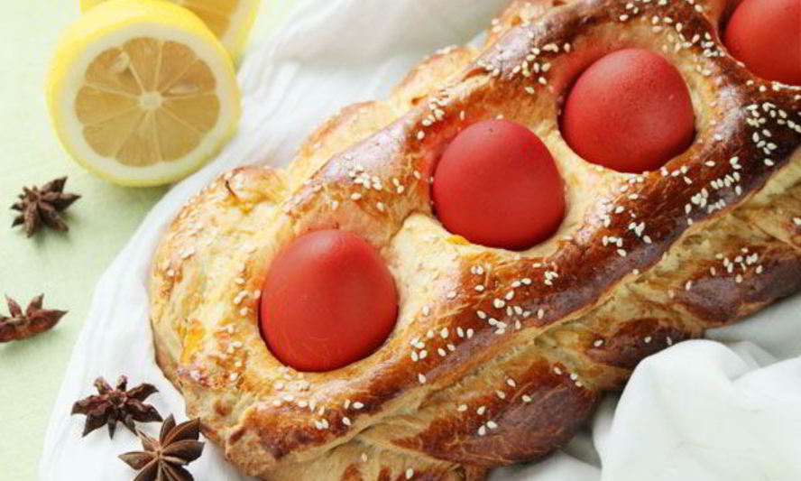 Рецепт греческого пасхального хлеба