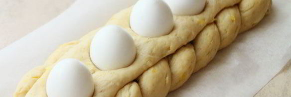 греческий пасхальный хлеб