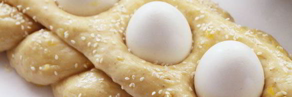 греческий пасхальный хлеб