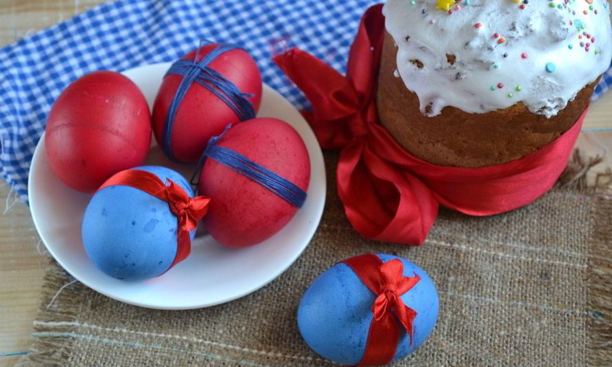 Рецепт красивых пасхальных яиц