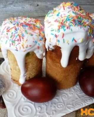 Кулич на сметане