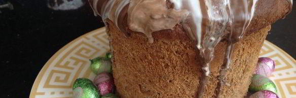 кулич пасхальный шоколадный