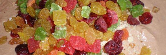 кулич шоколадный на желтках