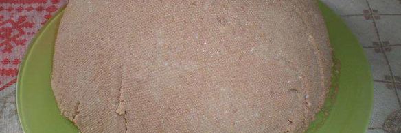 кулич шоколадный на желтках