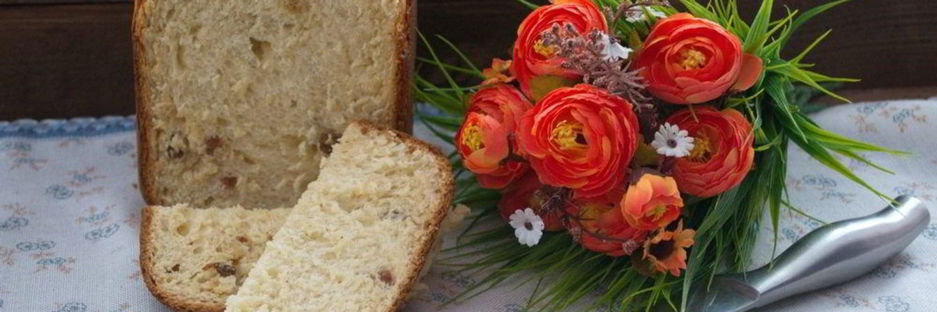 Кулич творожный в хлебопечке