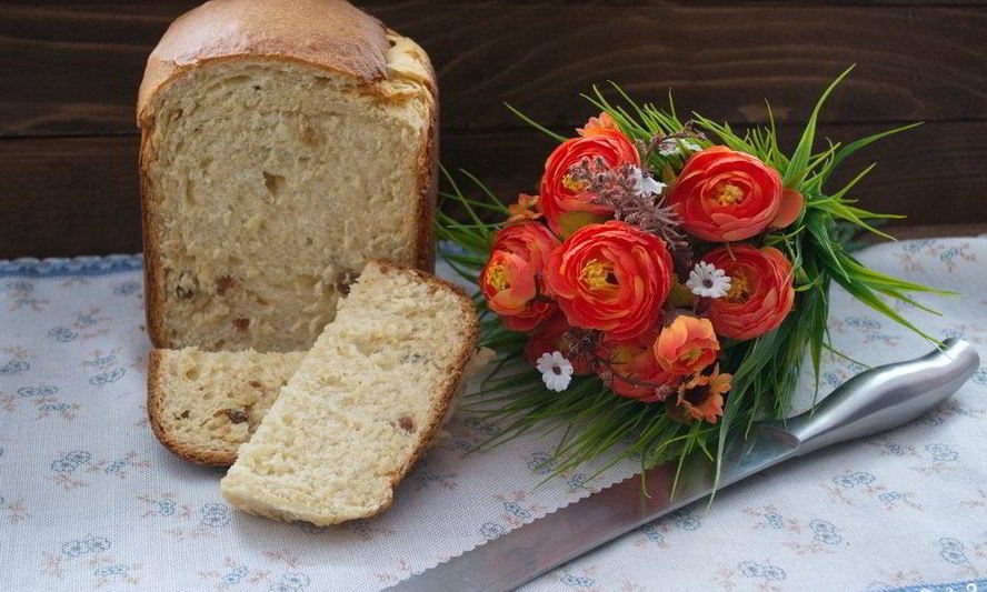 Рецепт кулича творожного в хлебопечке