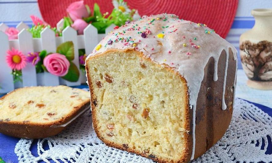 Рецепт кулича в хлебопечке на сухих дрожжах