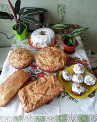 Куличи к светлому празднику Пасха