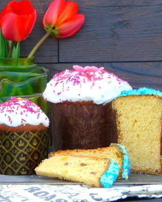 Миндальный кулич