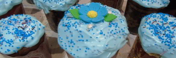 миндальный кулич